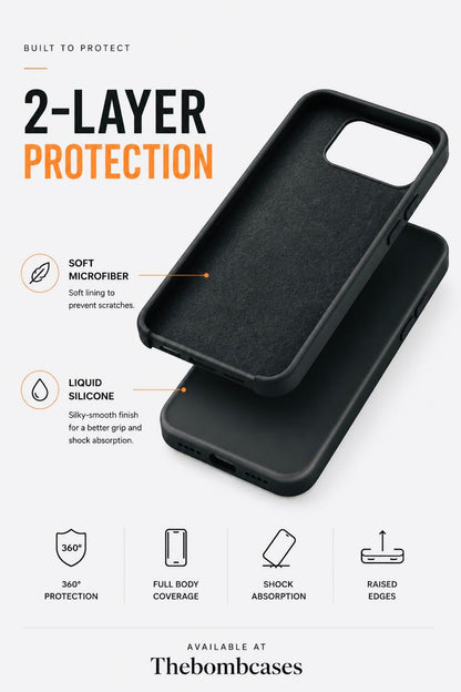 Oil MagSafe silicon case